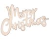 Scritta Merry Christmas in legno grande