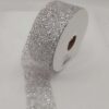 Rotolo 10mt nastro Glistra argento H 40mm