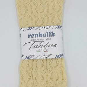 Tubolare pizzo crema