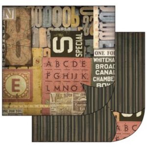 Carta scrap graffiti lettere Stamperia