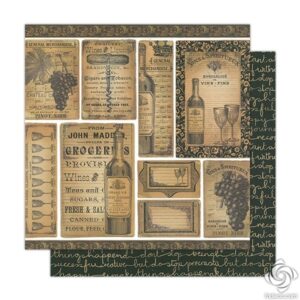 Carta scrap wine Stamperia