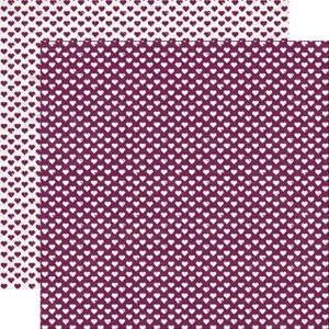 Carta scrap texture cuoricini fondo rosso Stamperia