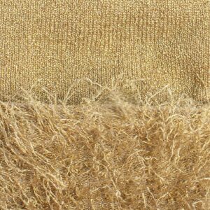 Tubolare Twist lurex oro