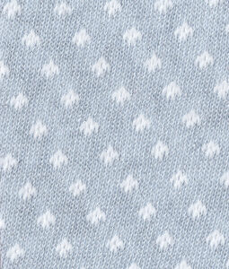 Tubolare Lily lurex azzurro e latte