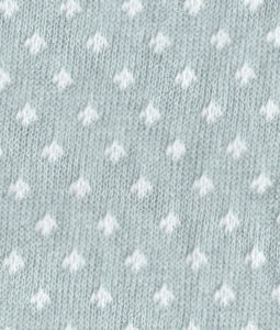 Tubolare Lily lurex acqua e latte