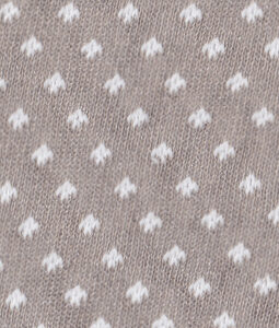 Tubolare Lily lurex tortora e latte