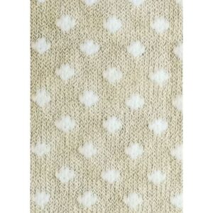Tubolare Lily lurex miele e bianco