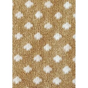 Tubolare Lily lurex ambra e bianco