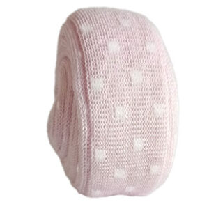 Tubolare mini dots rosa e latte