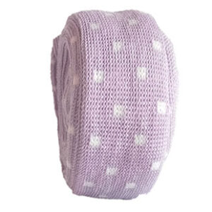 Tubolare mini dots glicine e latte