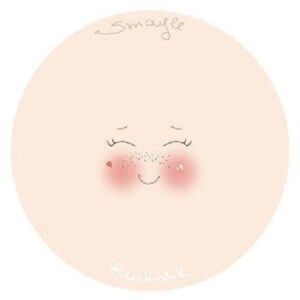Viso piccolo stampato su tessuto Smyle