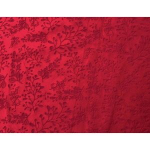 Velluto devorè forest rosso teatro 50x70 Renkalik