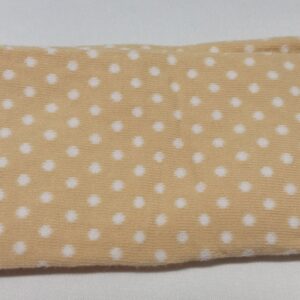 Tubolare beige a pois
