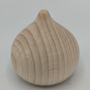 Goccia in legno 6cm naturale