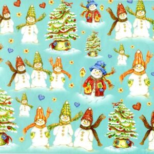 Carta velo Pupazzi neve Stamperia