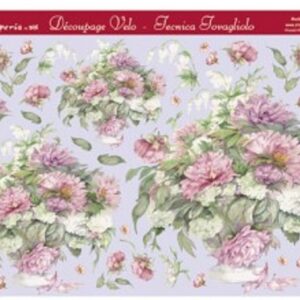 Carta velo Vasi di peonie Stamperia