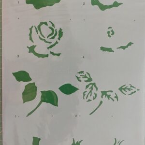 Stencil C Bocciolo doppia battuta Stamperia