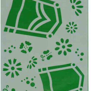 Stencil G Tasche jeans Stamperia