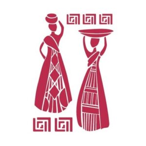 Stencil G Donne africane Stamperia