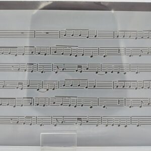 Stencil deco fondo partitura Renkalik
