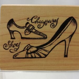 Timbro in legno Scarpe