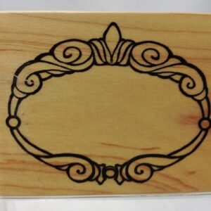 Timbro in legno Cornicetta
