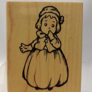 Timbro in legno Bimba