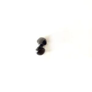 Occhi di plastica neri con asola 8mm