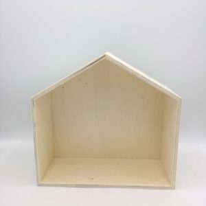 Casetta mensola legno da appendere piccola