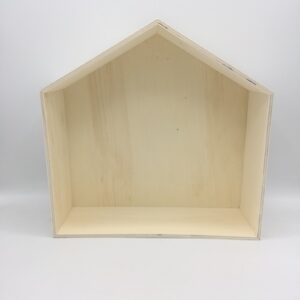 Casetta mensola legno da appendere grande