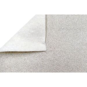 Feltro Stardust glitter bianco-ice termoformabile 50x50