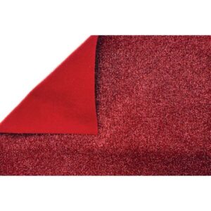 Feltro Stardust glitter rosso termoformabile 50x50