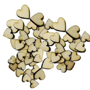 Sagome legno cuori piccoli