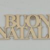 Scritta in legno Buon Natale grande