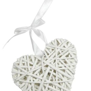 Cuore di viticcio bianco 18cm