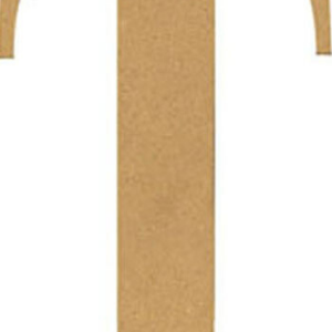 Lettera T in mdf 22cm