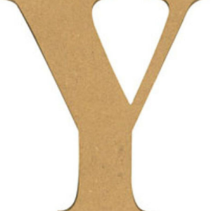 Lettera Y in mdf 22cm