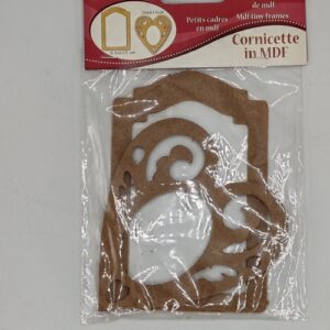 Alternative view of Confezione 2 sagome mdf cuore e cornice