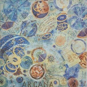 Foglio scrap singolo arcana blu