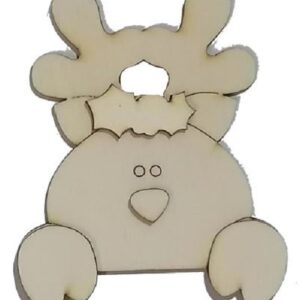 Sagoma legno renna 3D