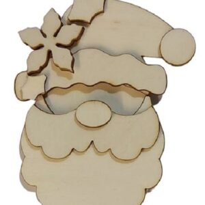 Sagoma legno Babbo Natale