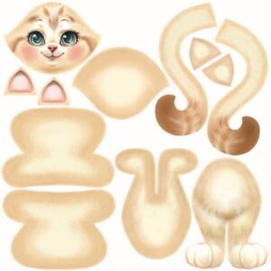 Panno kraft 3D Duchessa la gattina Renkalik