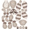 Panno kraft 3D Gastone il procione Renkalik