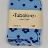Tubolare fiori azzurro cm100x8