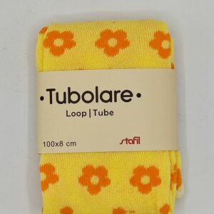 Tubolare fiori giallo cm100x8