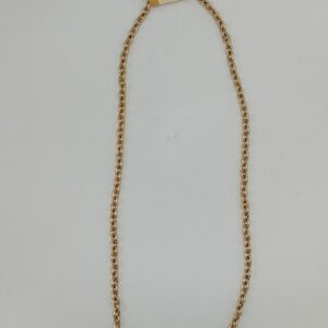 Catena oro antico maglia ovale 80 cm