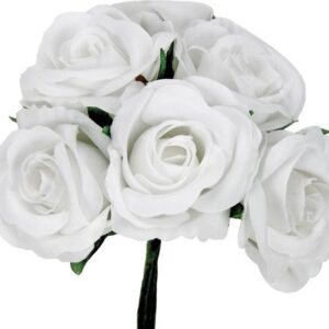 Rosellina bianco diam.3cm