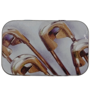 Alternative view of Scatola di latta con spille di sicurezza 100pz
