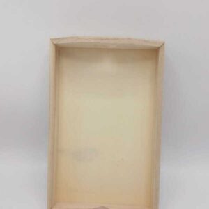 Alternative view of Vassoio balsa piccolo con manici cuore