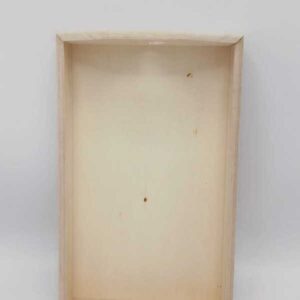 Alternative view of Vassoio balsa medio con manici cuore
